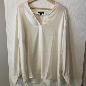 White Banana Republic Silky Blouse | Size XXL